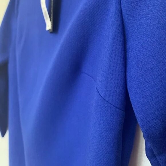 Nwt Banana Republic Button-Shoulder shift dress bright Blue SIZE 8 #396629 N05 - Picture 3 of 9